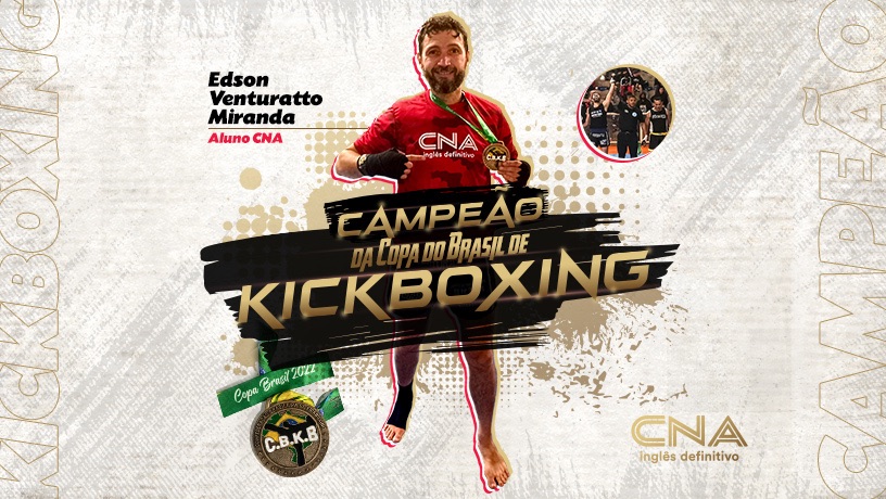 Aluno CNA conquista Copa Brasil de Kickboxing 2022