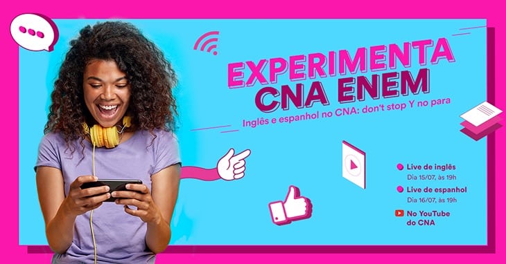 CNA promove aulão online gratuito Experimenta CNA Enem